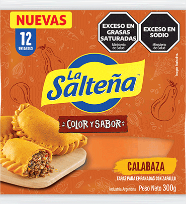 Tapas Sabor Calabaza La Salteña 12 Unidades 300 g