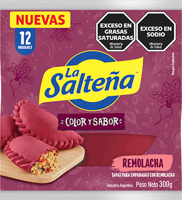 Tapas Sabor Remolacha La Salteña 12 Unidades 300 g