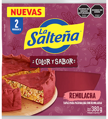 Tapas Pascualina Sabor Remolacha La Salteña 380 g